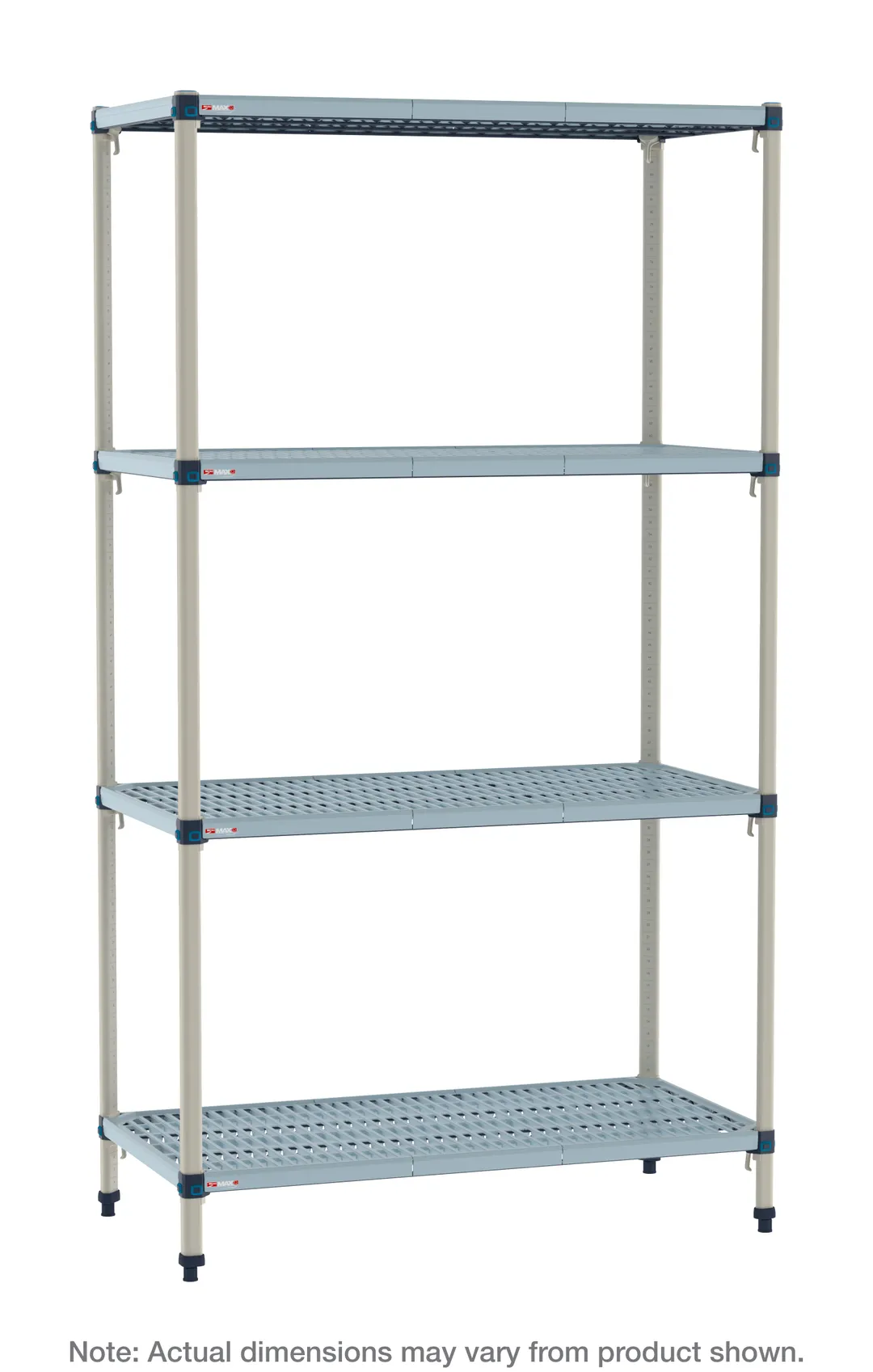 Metro MQ-1860G-86-S4 All Plastic Shelving Unit