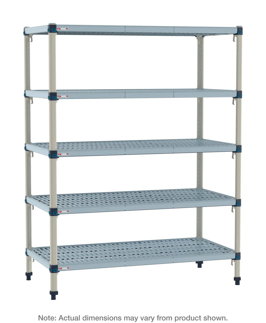 Metro MQ-2430G-63-S5 - Shelving Unit, 24"D x 30"W x 63"H, 800 lb per shelf, 2000 lb total, NSF