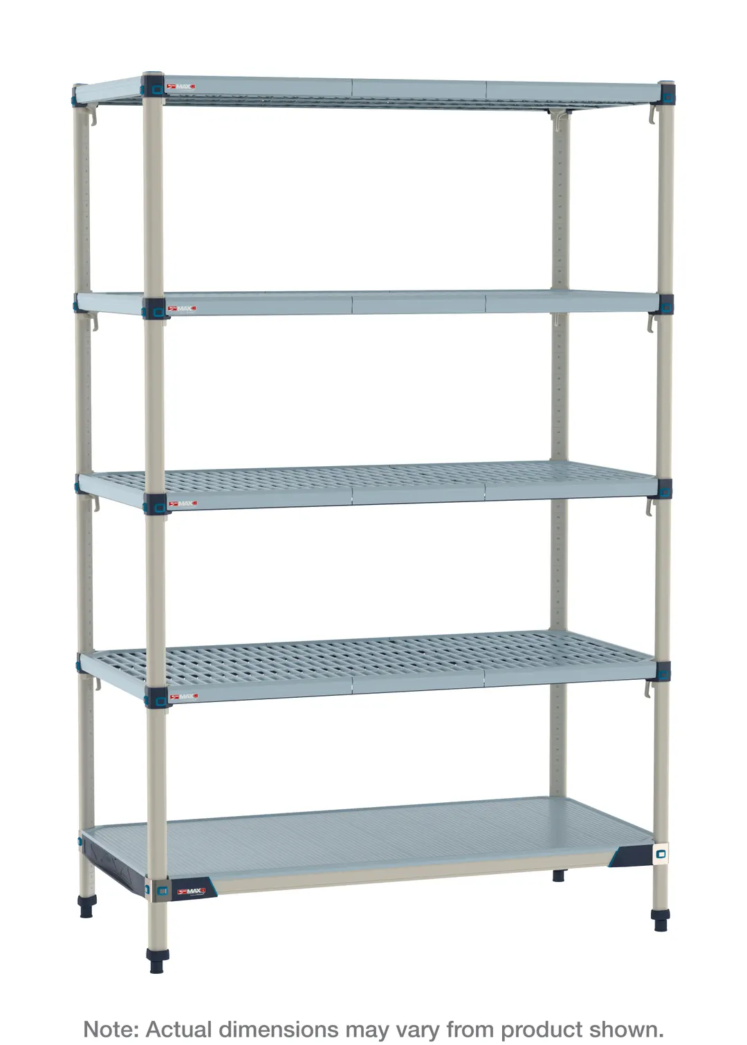 Metro MQ-2430GF-74-S5 All Plastic Shelving Unit