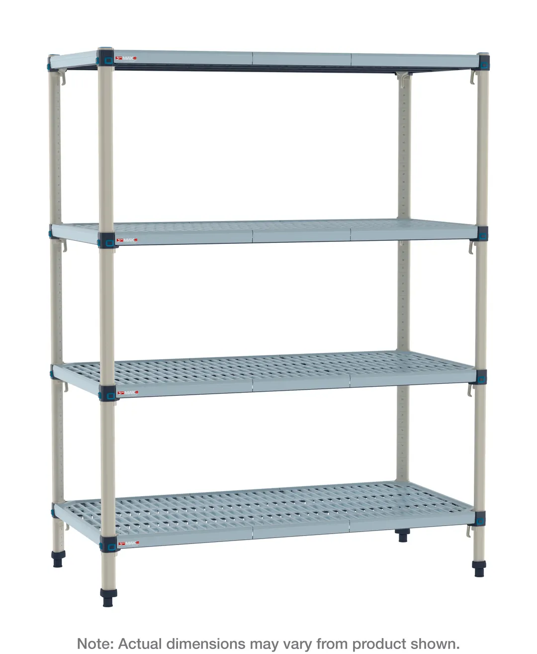 Metro MQ-2436G-63-S4 All Plastic Shelving Unit