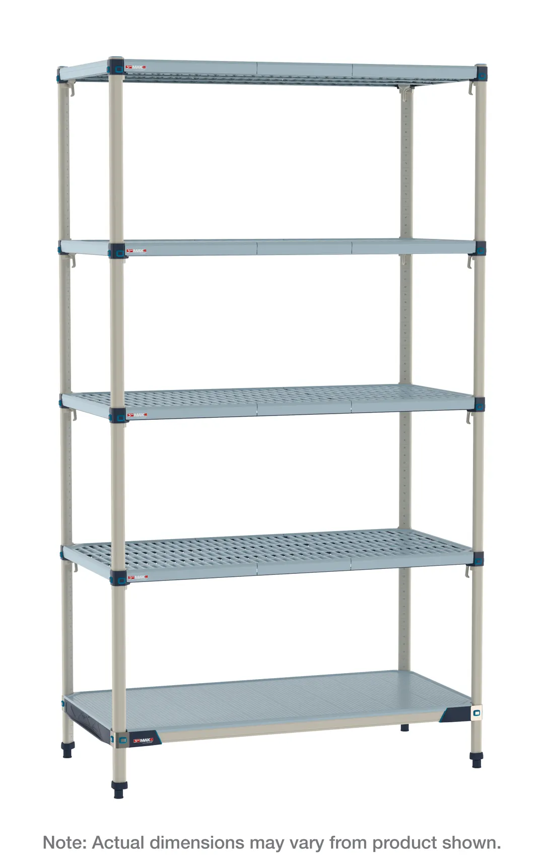 Metro MQ-2454GF-86-S5 All Plastic Shelving Unit