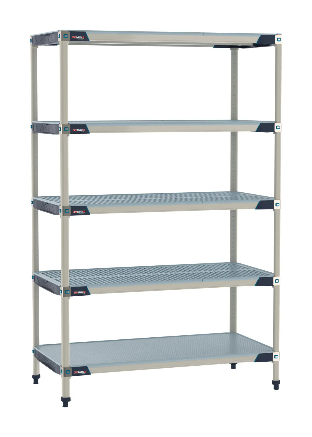 Metro MX-1830GF-74-S5 All Plastic Shelving Unit