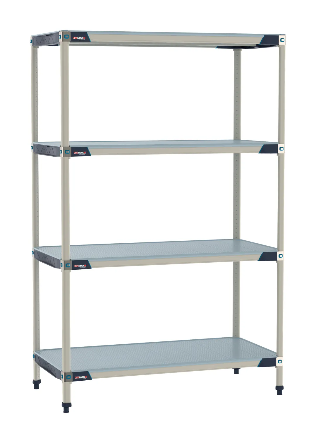 Metro MX-1848F-74-S4 All Plastic Shelving Unit