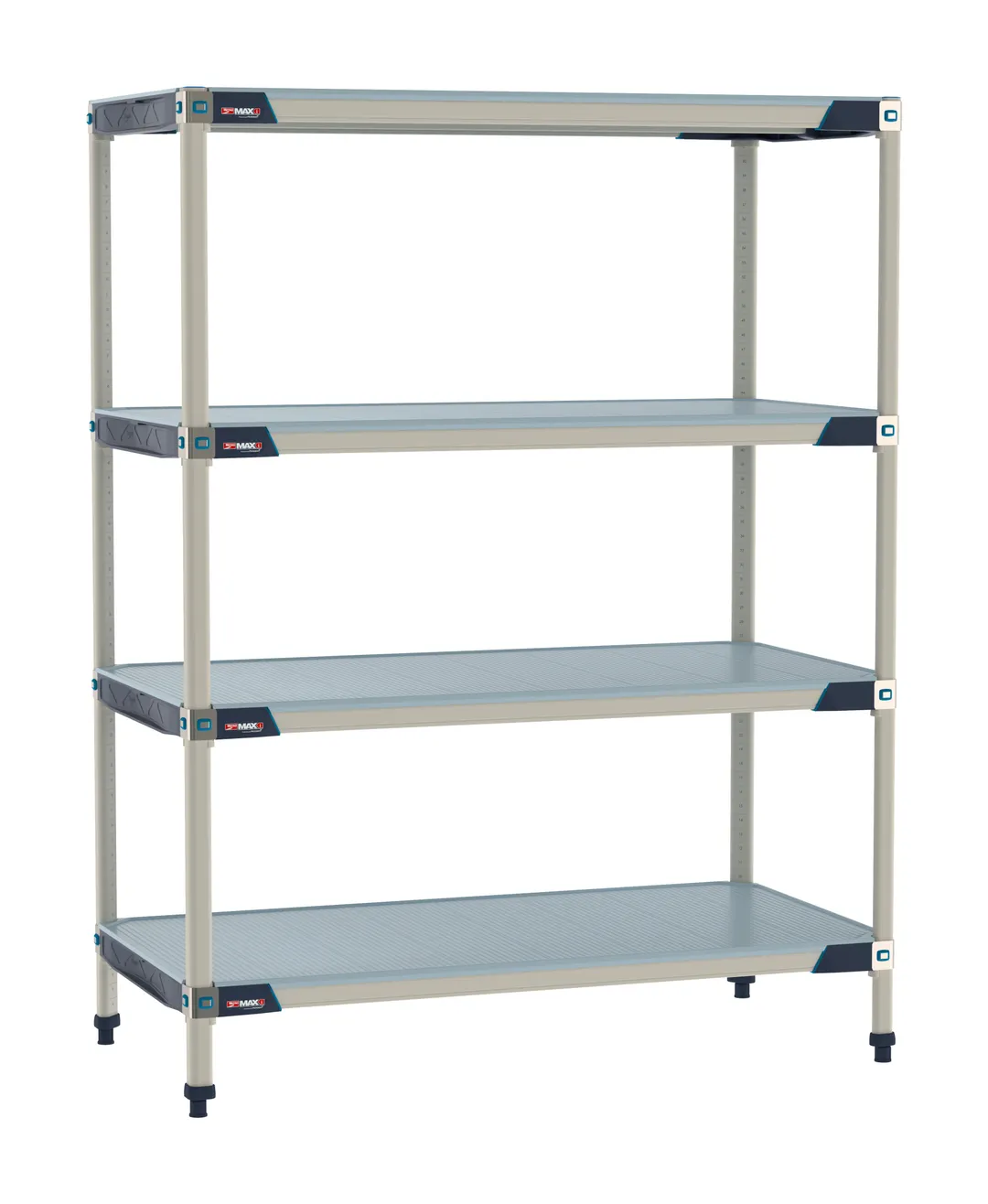 Metro MX-1860F-63-S4 All Plastic Shelving Unit
