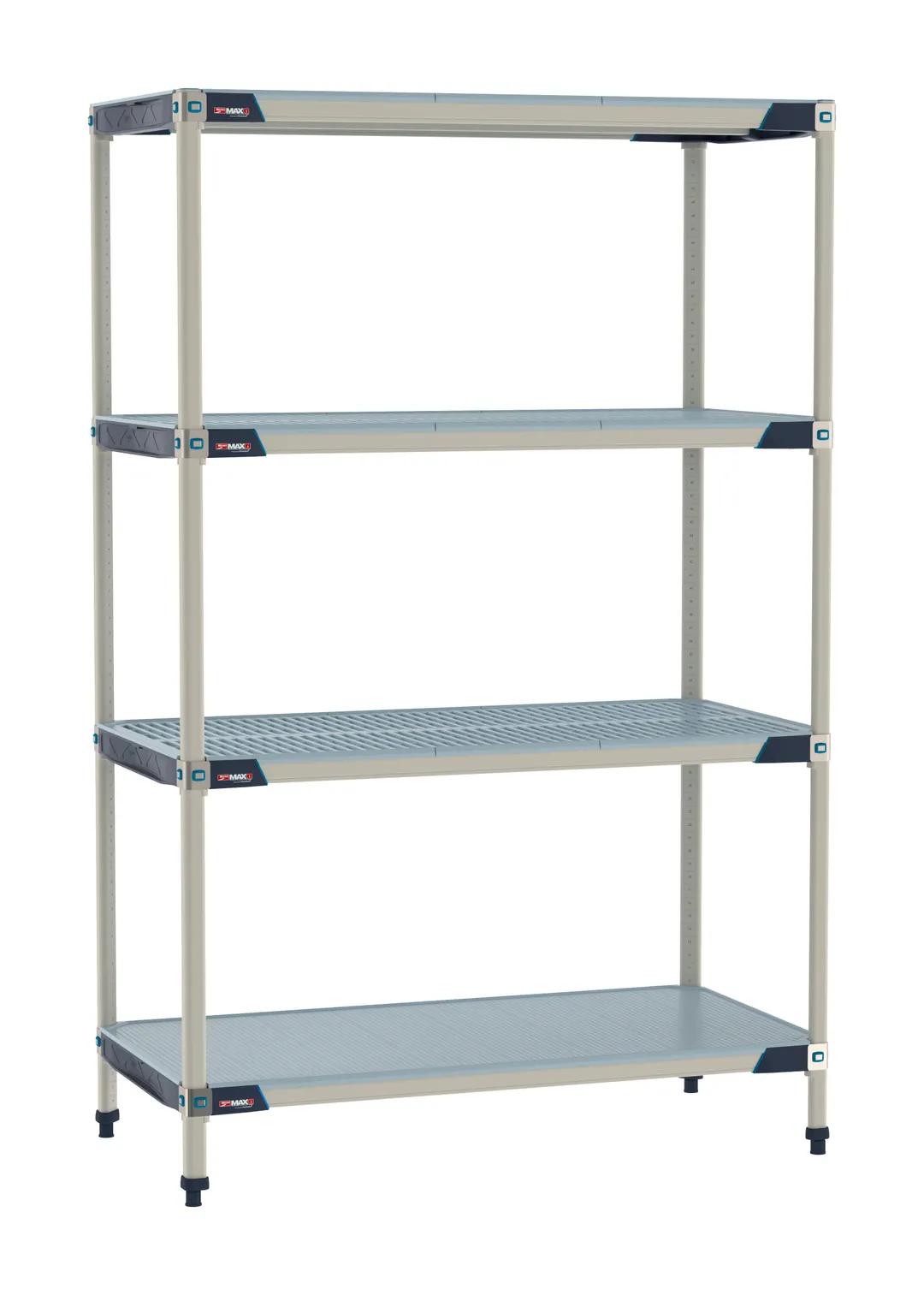 Metro MX-2448GF-74-S4 All Plastic Shelving Unit