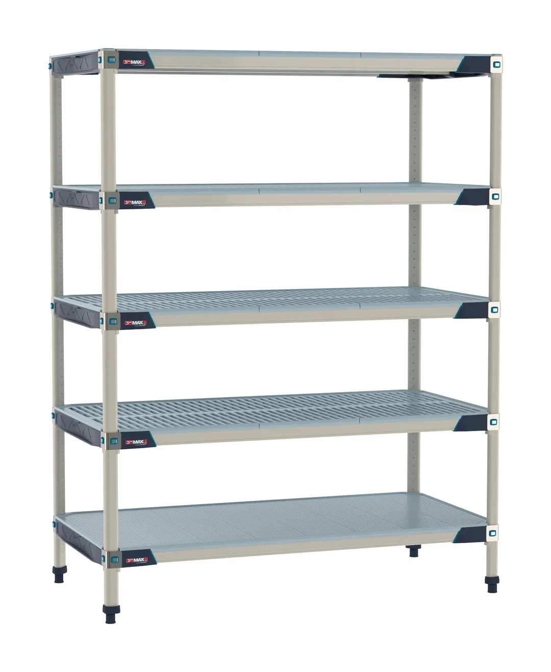 Metro MX-2454GF-63-S5 All Plastic Shelving Unit