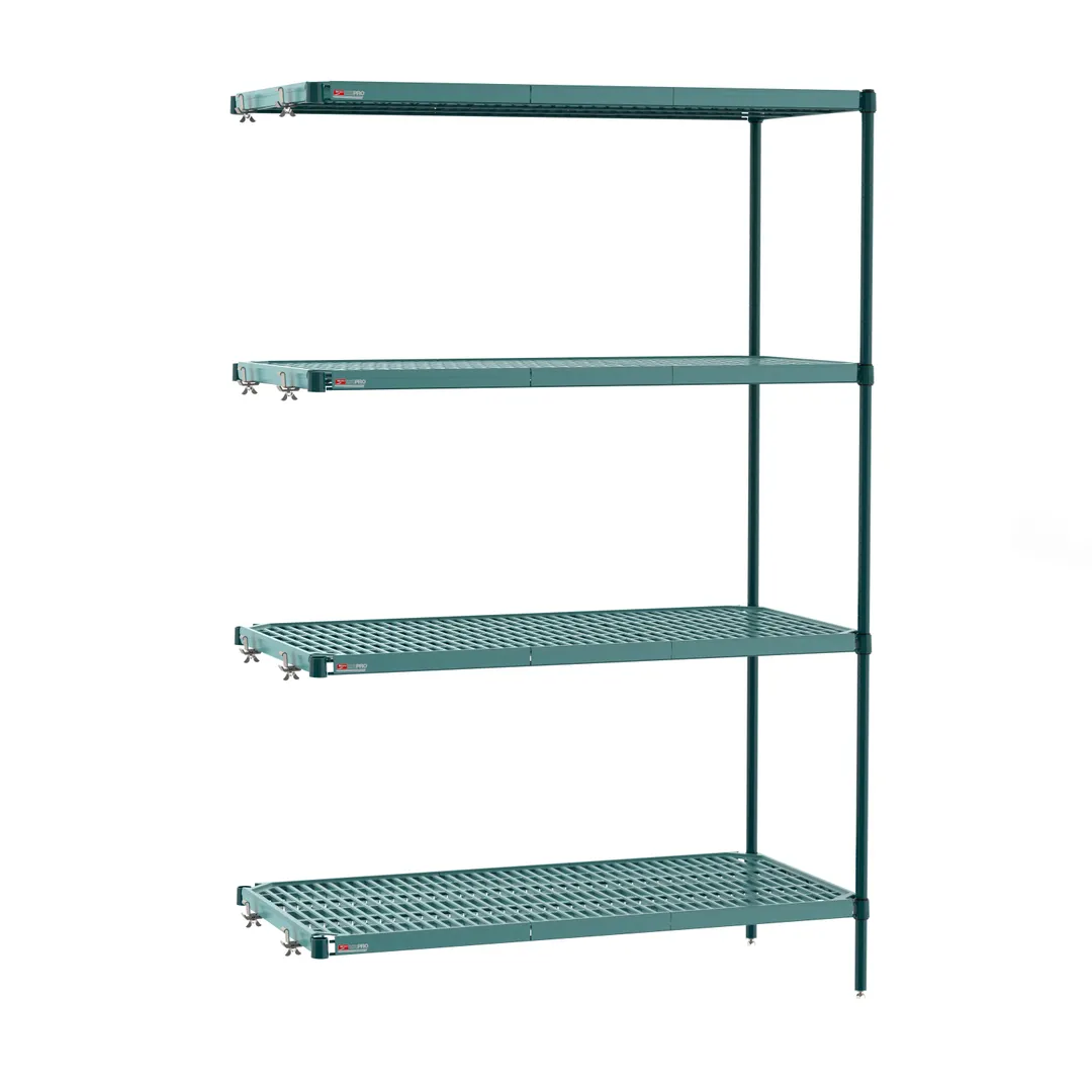 Metro PR-243063K3-A-4 Plastic with Metal Post Shelving Unit