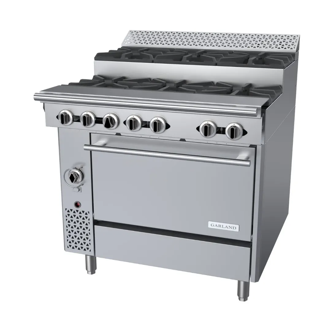 Garland US Range C36-6SUR Garland Cuisine Series Heavy Duty Range, Gas, 36"