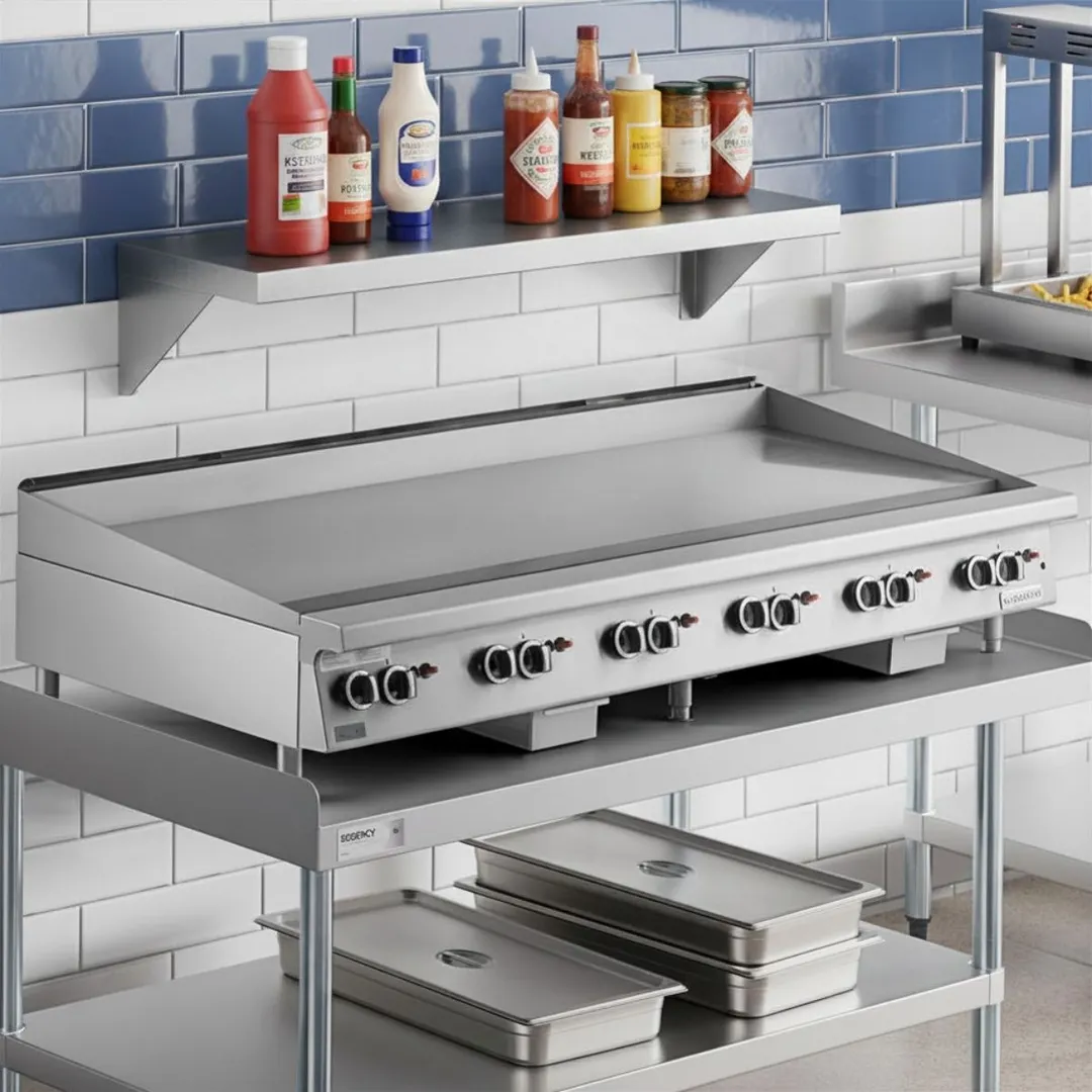 Garland US Range GTGG72-GT72M-SIGNATURE 70" Countertop Gas Griddle with Thermostatic Controls