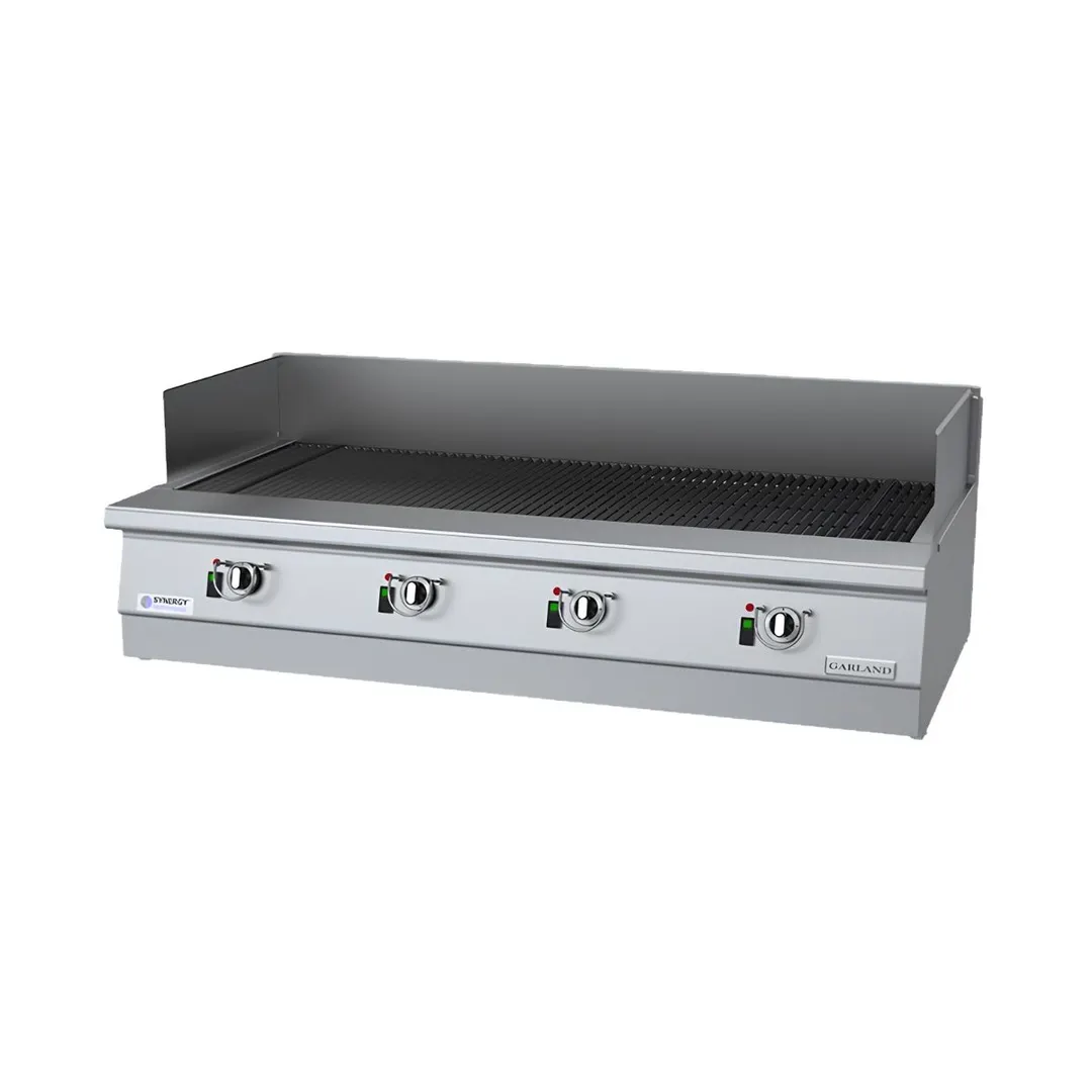 Garland US Range GTXHP60 59" Countertop Gas Ceramic Charbroiler w/ (4) Burners, 108.000 BTU