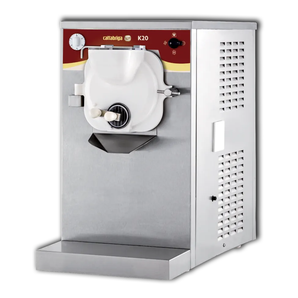 Cattabriga K20 Countertop Batch Freezer, 5 Qt, 14.96" x 22.13" x 27.4", 220V 20A Air‑Cooled UL NSF