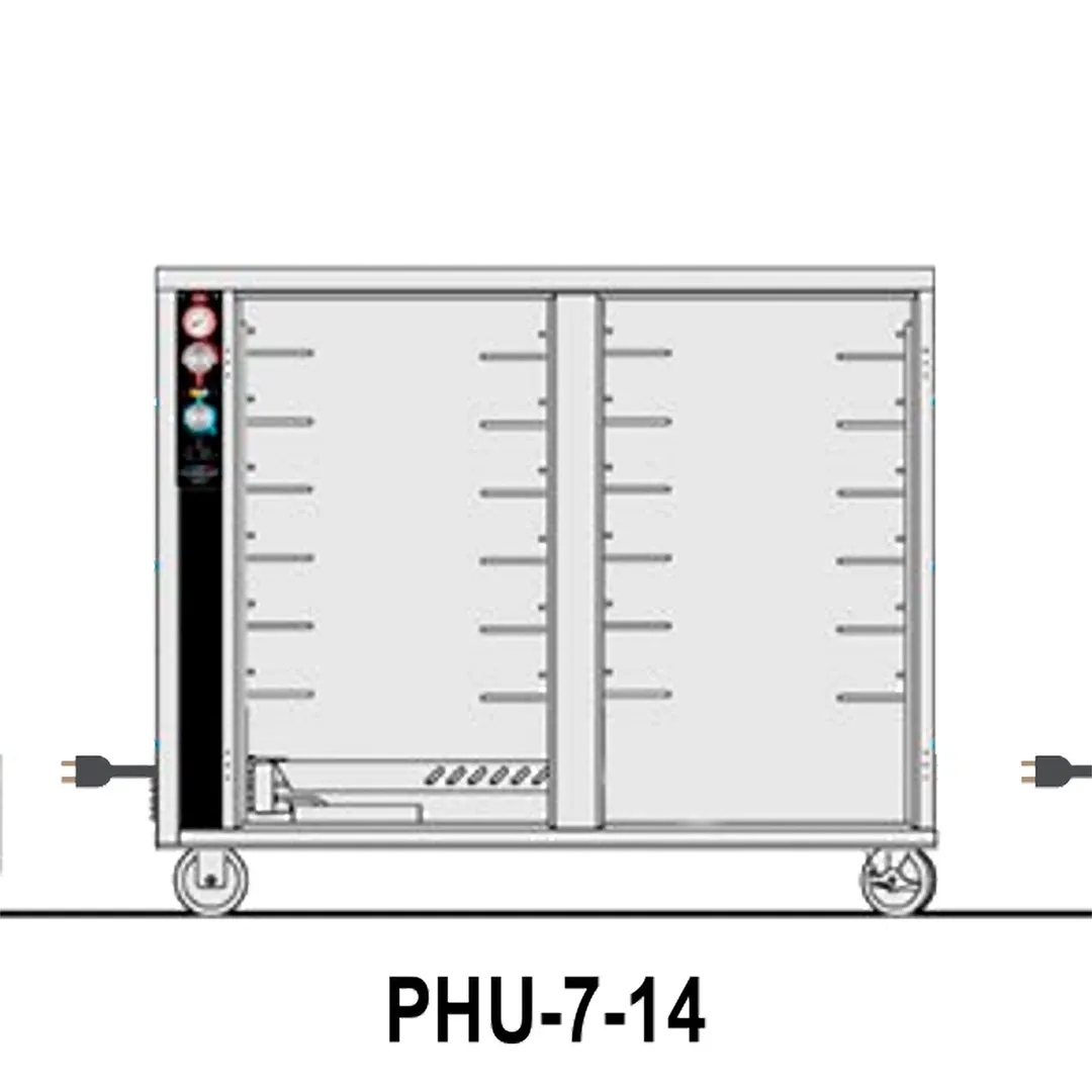 FWE PHU-7-14  Half Height Insulated Proofer/Heater Cabinet w/ (14) Pan Capacity