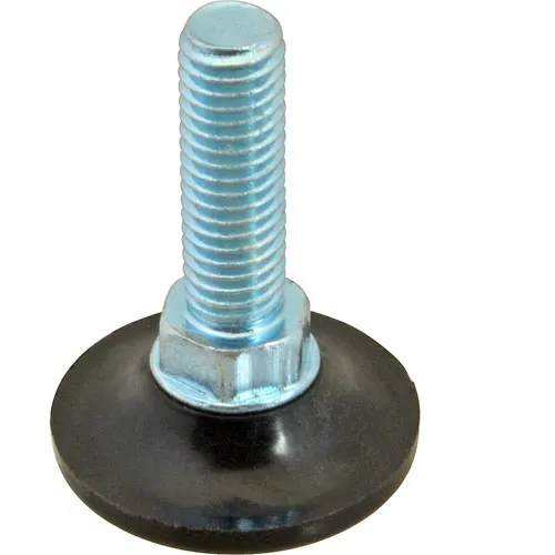 AllPoints 1211165 Leveler Glide, M8 x 1.25 Pitch, 1-1/8" OD, Table Leg Support, Steel Finish, Easy Install