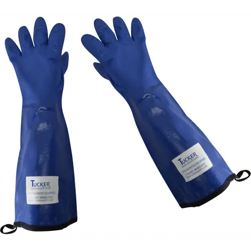 AllPoints 1331492 Heat‑Resistant Fryer Gloves, XLarge 20" SureGrip™, SteamGuard™ Barrier - 1 Pair