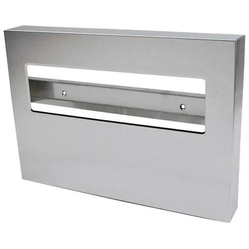 AllPoints 1411090 Toilet Seat Cover Dispenser – 15-3/4" x 2" x 11" H Surface‑Mounted Stainless Steel