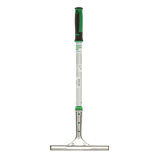 AllPoints 1421580 Griddle Squeegee, 8" Rubber Blade, 18" Aluminum Handle with Non-Slip Grip