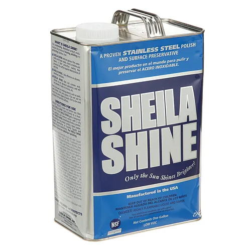 AllPoints 1431157 Sheila Shine Polish, 1 Gallon Cleaner for Steel Cleans Polishes Protects