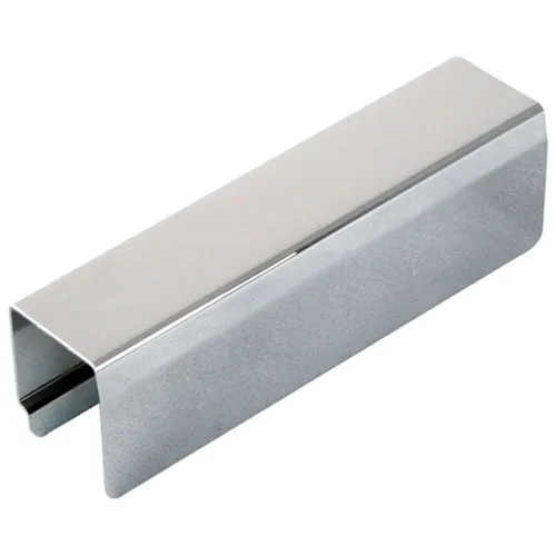 AllPoints 264320 Hinge Cover - Stainless Steel Door Hinge Part, 2"-3/16" x 5/8" for Refrigerator