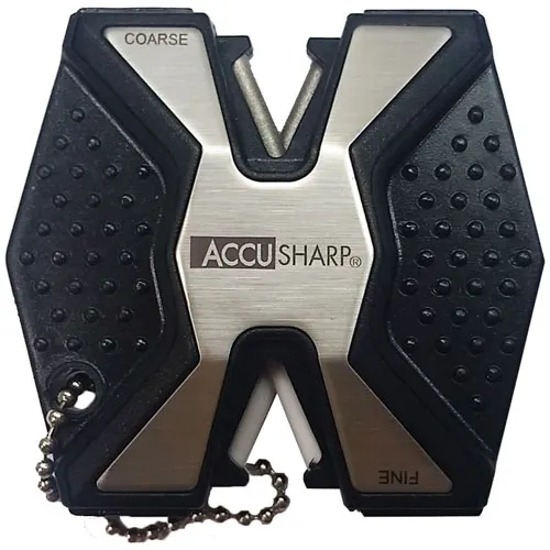 AllPoints 2802003 Manual Diamond‑Pro2 Knife Sharpener, 2 3/8" H x 2 1/2" W, Rubber Base, Accusharp®