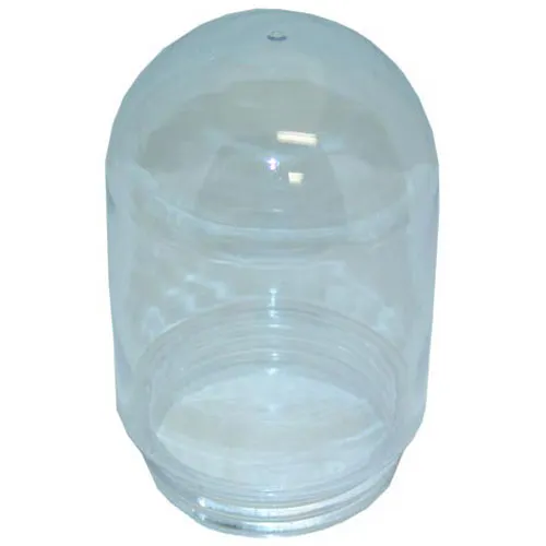 AllPoints 281422 Kason® Lexan Globe – Clear Light Cover, 4" Diameter, Refrigerator, 1‑Year Warranty