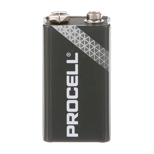 AllPoints 721664 Duracell® Procell® 9V Alkaline Battery, Power Source for Janitorial Equipment