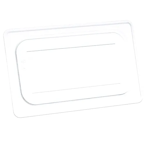 AllPoints 76539 Flat Clear Plastic Food Pan Lid, 1/4‑Size Cover, Replaces Cambro 40CWC, Clear Finish