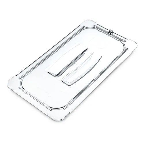 AllPoints 78413 Carlisle Food Pan Lid, 1/3 Size Handled Clear Polycarbonate Cover