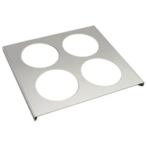 AllPoints 78778 FIFO Bottle Holder, 4‑Hole, 1/6‑Size Pan, Smallware Tabletop Dispenser