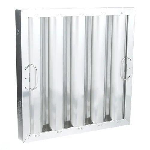 AllPoints 8014104 Exhaust Hood Filter - Type 6 Baffle, Aluminum, 16" H x 16" W x 2" D, Heavy‑Duty Kitchen