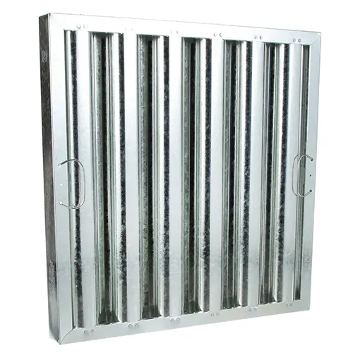 AllPoints 8014130 Exhaust Hood Filter - 20" H x 20" W x 2" D Steel Baffle Filter Commercial Kitchen