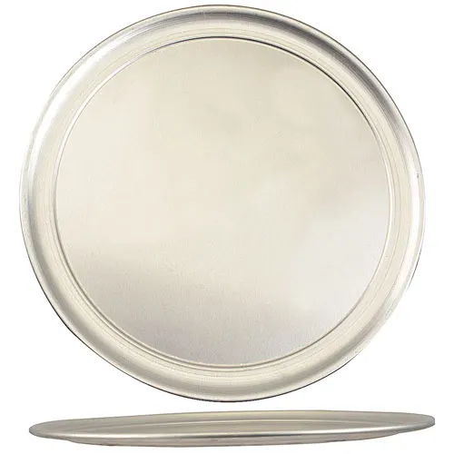 AllPoints 85573 Pizza Pan – 14" Round Pizza Pan, 18‑Gauge Aluminum, Wide Rim Solid Construction