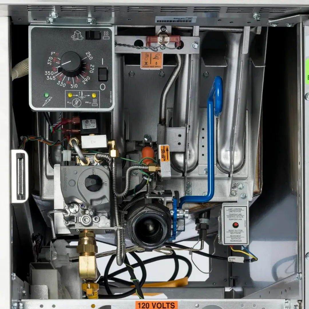 Pitco SSH75R Floor Model Gas Deep Fryer, Full Pot, NG or LP, 75 Ibs, Stainless Steel, 125.000 BTU