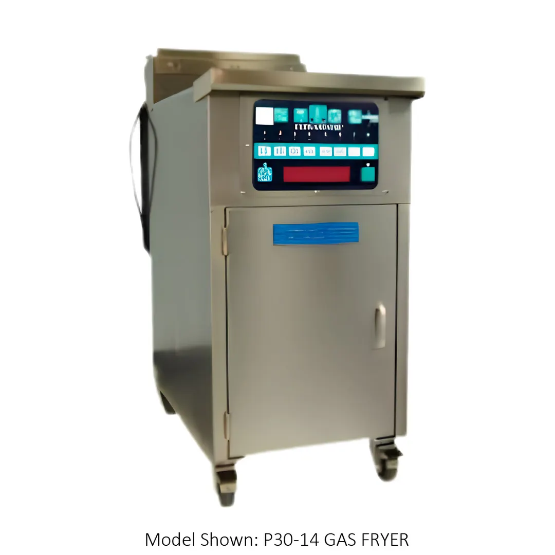 Ultrafryer UG14/FD/UG14 34" Floor Model Gas Deep Fryer, Full Pot, NG or LP, 90 Ibs, 160.000 BTU