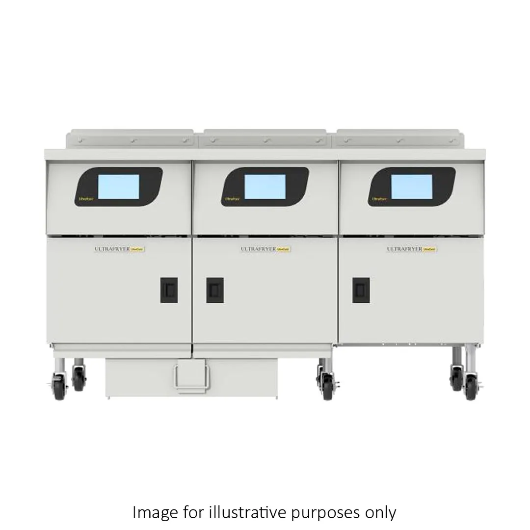 Ultrafryer UG20-2UCP 20" Floor Model Gas Deep Fryer, Full Pot, NG/LP, 250 Ibs 75.000 BTU