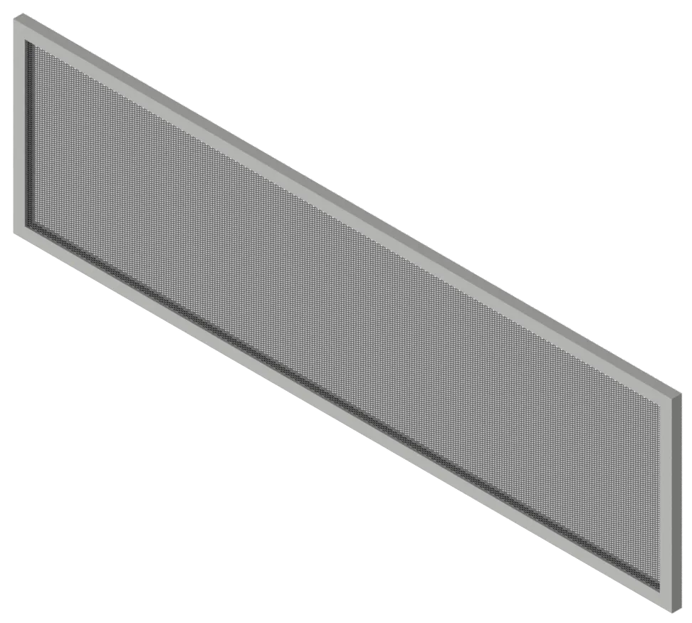 Mars Air Systems J2248 Filter Kit, For 48" Units, Aluminum, Washable