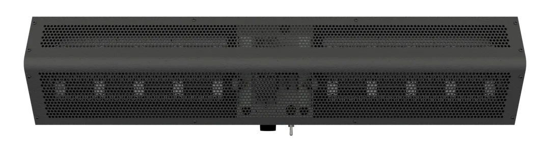 Mars Air Systems LPV236-1EBC-OB Air Curtain, 36" Door, Electric Heated, 208V, Obsidian Black Finish