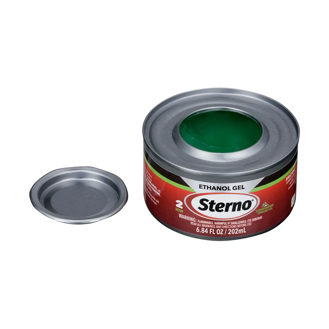 Sterno 20612 - Ethanol Gel Chafing Fuel, 2-Hour Burn, UL-2997 Certified, USDA Biopreferred, - 72/Case