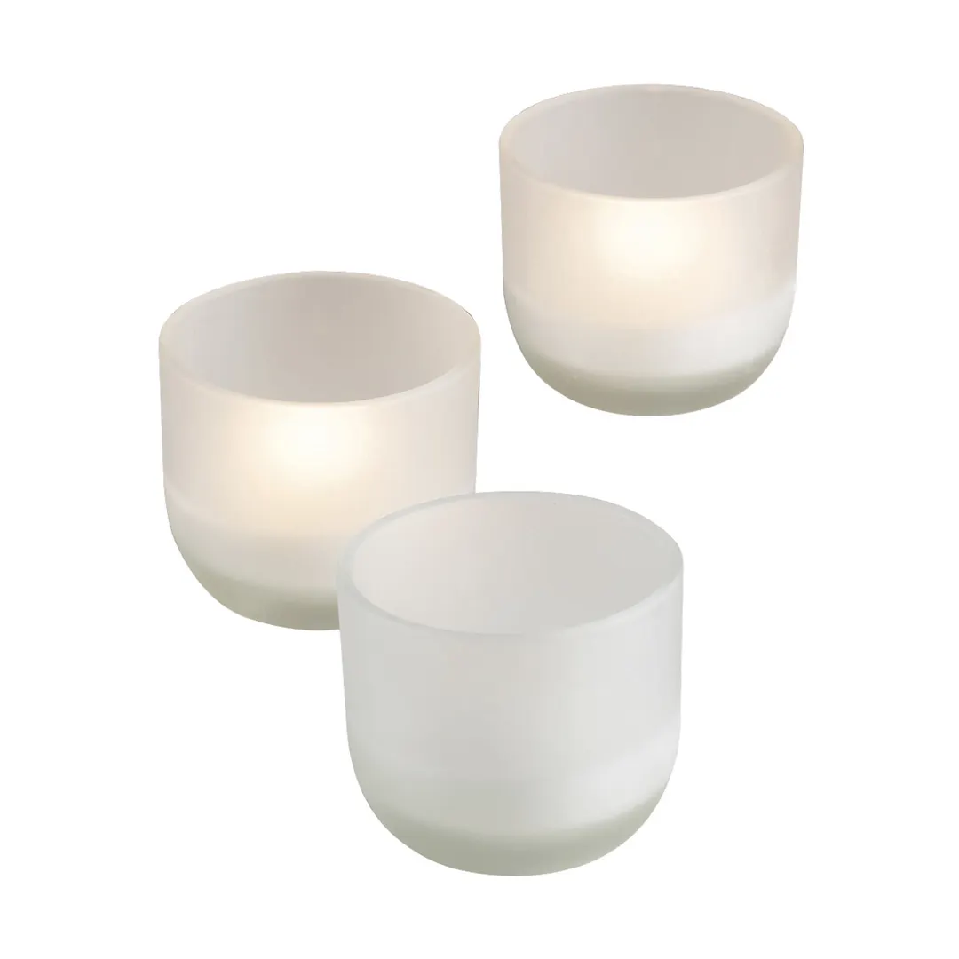 Sterno 40116 - PetileLite Candle Lamp, 2" High, Unscented, Non‑Tip Glass, 8‑Hour Burn, 48/Case