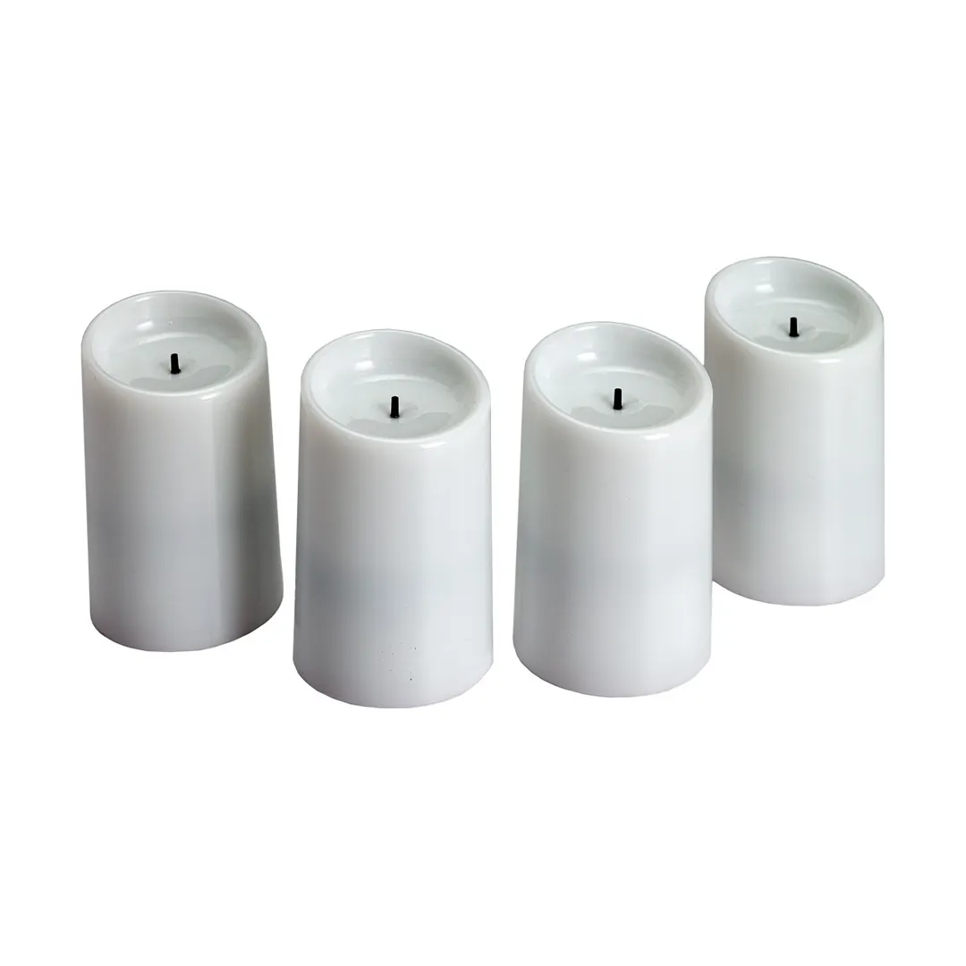 Sterno 60336 All-In-One 2" Votive Flameless Candle, 4-Piece LED Set, 21 Color Modes - 1/Case
