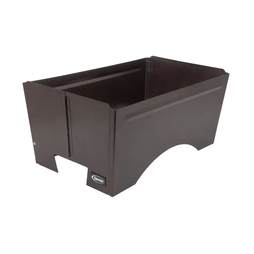 Sterno 70106 Windguard Fold Away Chafing Dish Frame, 1.75" Flat Fold, Steel, Copper Vein Finish