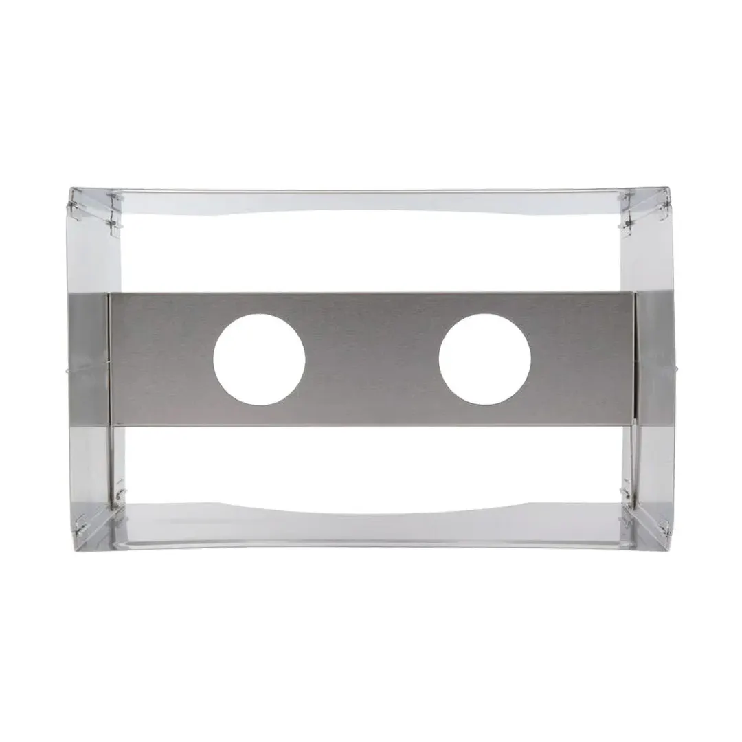 Sterno 70110 Windguard Fold Away Chafing Dish Frame, Stainless Steel, Fits Standard Pans, Flat 1.75"