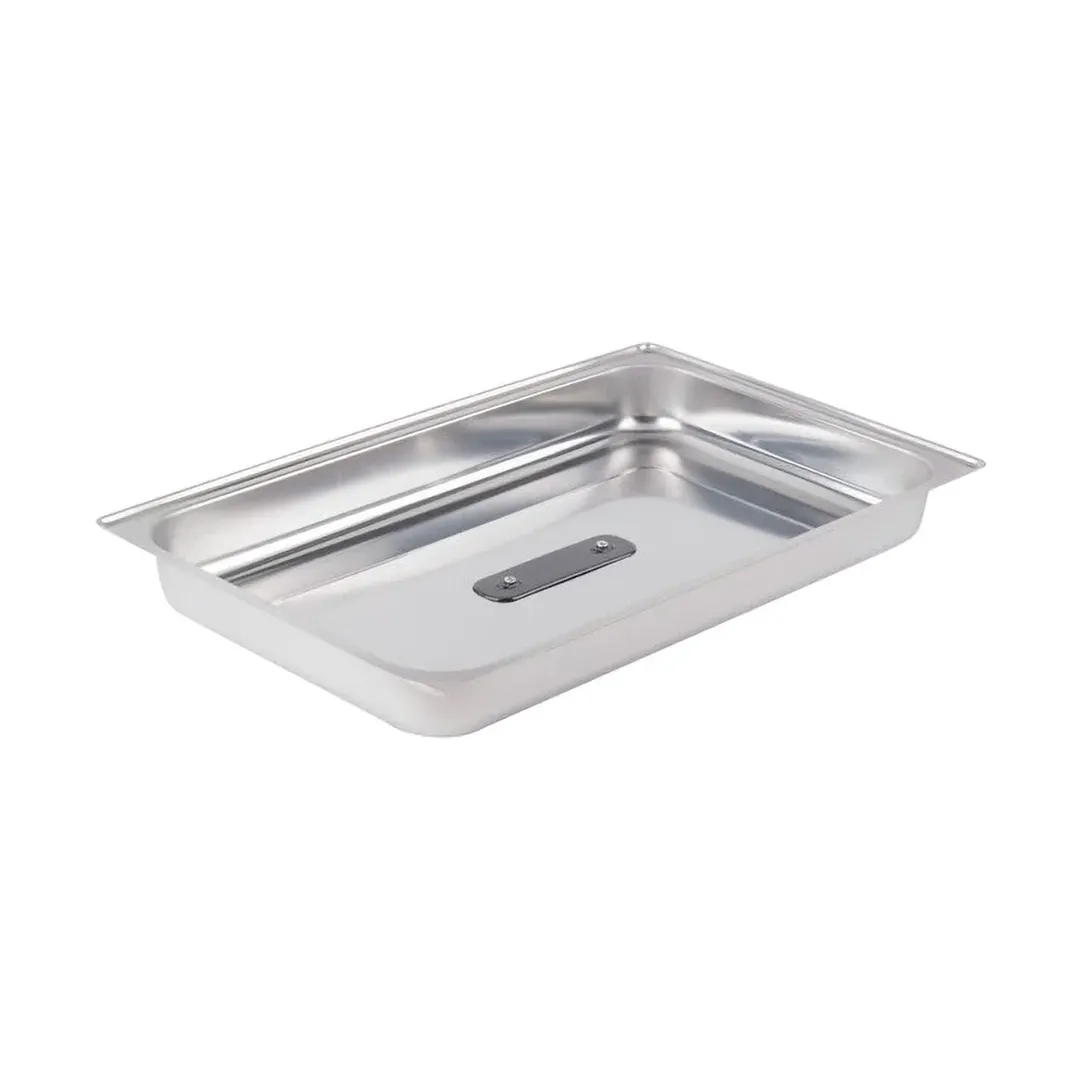 Sterno 70116 Dome Cover - Full‑Size Rectangular Stainless Steel Chafing Dish Lid, Polished Finish