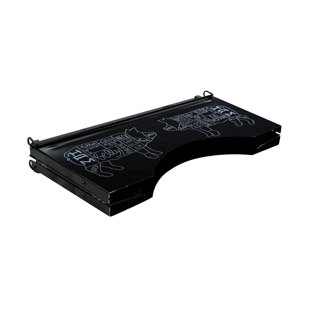 Sterno 70266 Windguard Fold-Away Chafer, Black, Holds Pans, Folds Flat to 1-3/4″, Uses Chalk Markers