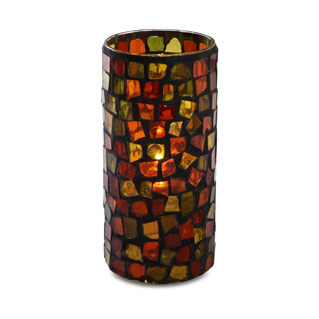Sterno 80160 Candle Lamp Holder, 6" H x 3" Dia Glass Cylinder, Light® Flameless Candle - 6/Case
