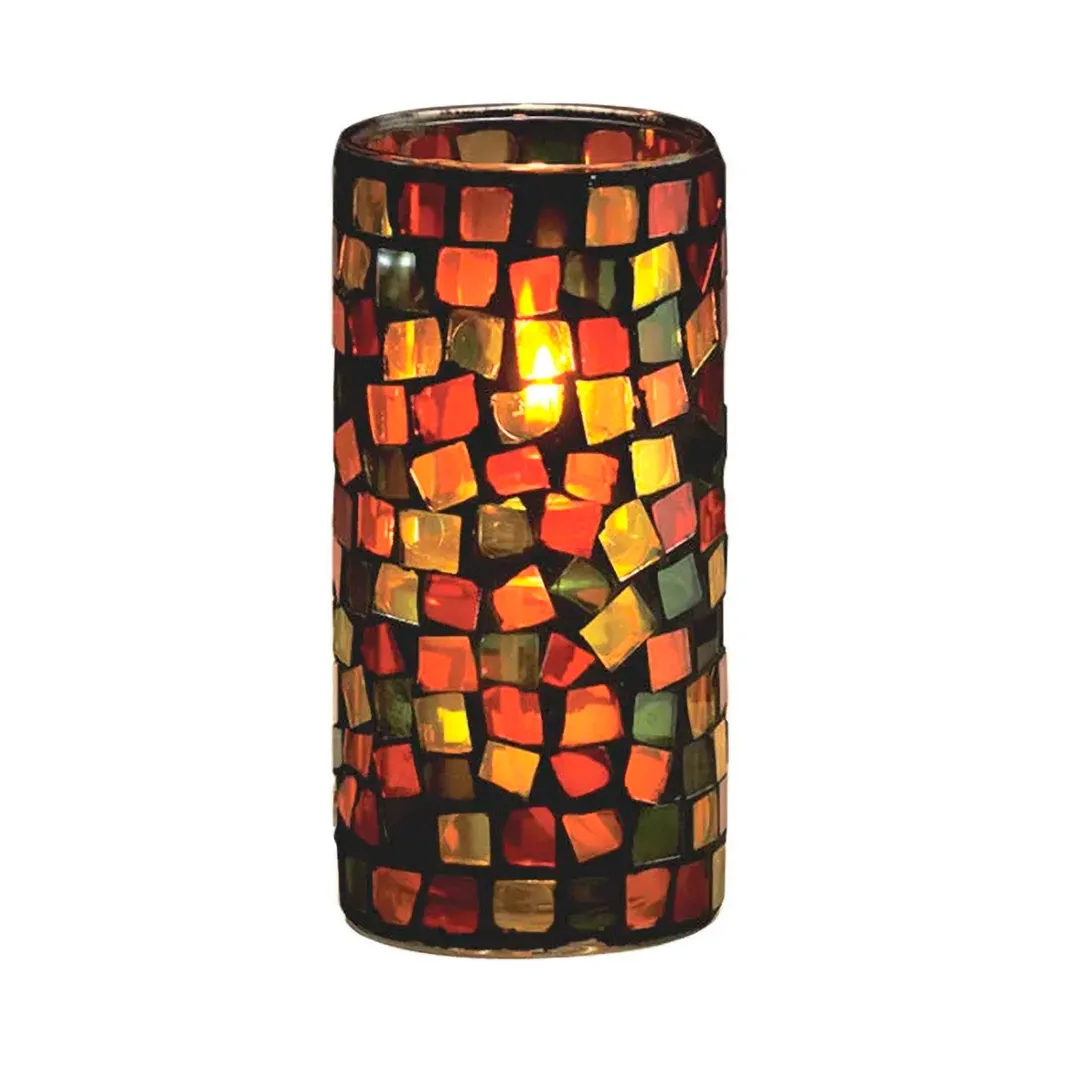 Sterno 80160 Candle Lamp Holder, 6" H x 3" Dia Glass Cylinder, Light® Flameless Candle - 6/Case