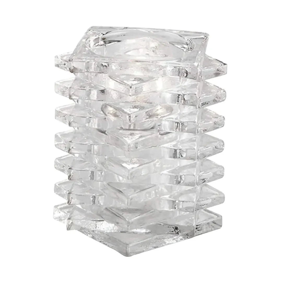Sterno 80162 Candle Lamp, 4-3/8" H x 3-7/8" Dia., Glass, Fits 15‑30 Hr Light Wax Candles – Case