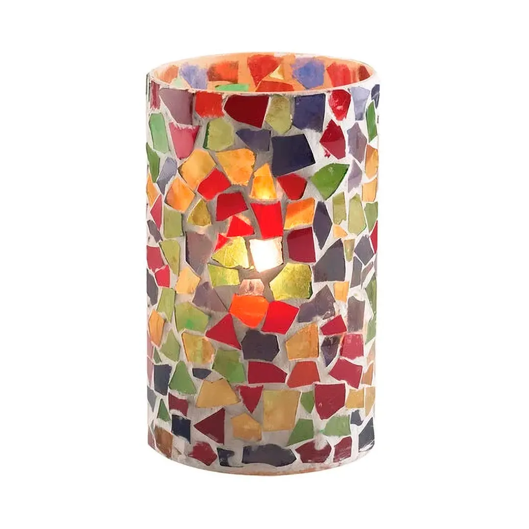 Sterno 80204 Malta Lamp, 4-31/32" H x 3-9/32" Dia., Amber, Glass Globe, Liquid Wax Candle - 6/Case