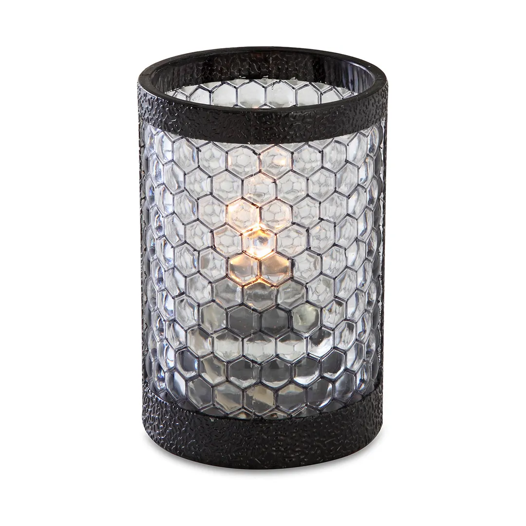 Sterno 80222 Pub Candle Lamp, 4½" H x 3" Dia., Resin/Plastic, Globe, Light Wax or Flameless, - 6/Case