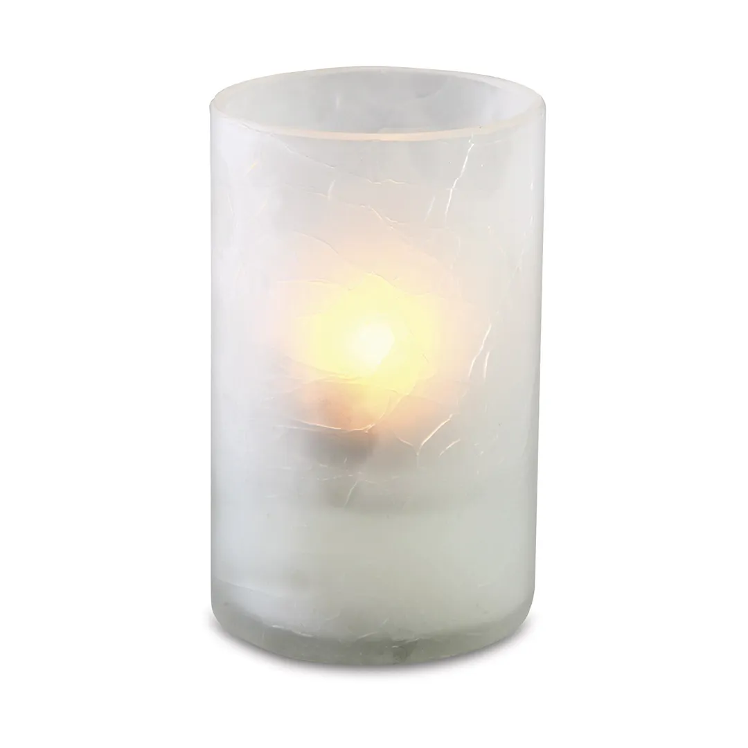 Sterno 80278 Grace Votive Lamp, 3½" H x 2¼" Dia, Frosted Glass, Finish, Round Candle Holder - 6/Case