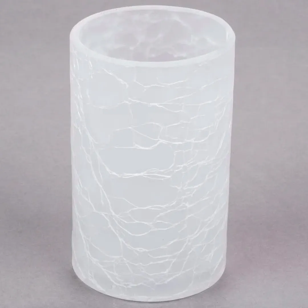 Sterno 80278 Grace Votive Lamp, 3½" H x 2¼" Dia, Frosted Glass, Finish, Round Candle Holder - 6/Case
